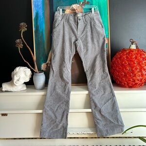 Royal Robbins Gray Boot Cut Corduroy Pants with Flare